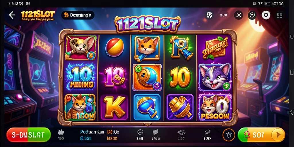 Tampilan gameplay petualangan yang seru di 1121SLOT.