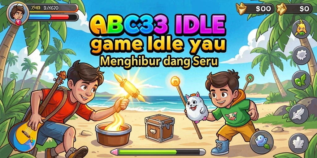 Tampilan menarik dari gameplay ABC33 dalam genre Idle.