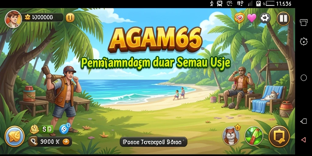 Screenshot AGAM66 menunjukkan keseruan gameplay yang menawan.