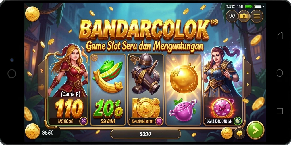 Tampilan gameplay yang menarik dari BANDARCOLOK dengan putaran slot yang menggembirakan.