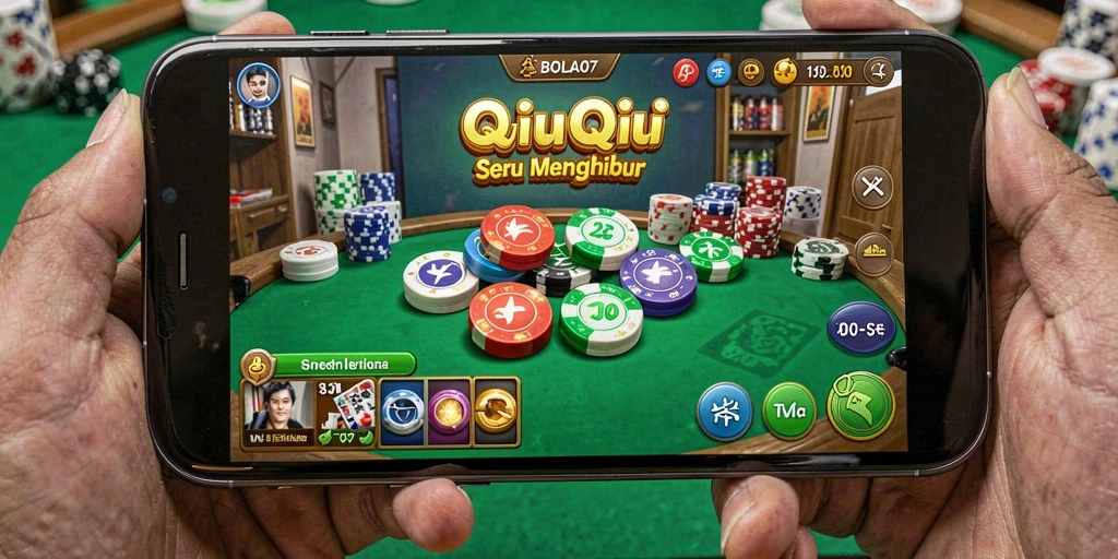 Screenshot gameplay QiuQiu BOLA07 yang menarik dan penuh aksi.
