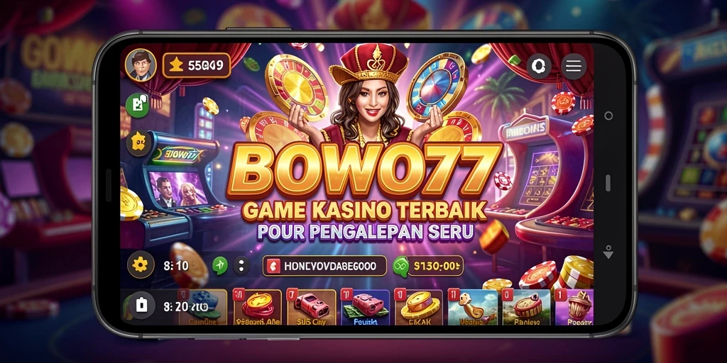 Screenshot gameplay BOWO77 menampilkan keseruan kasino online.