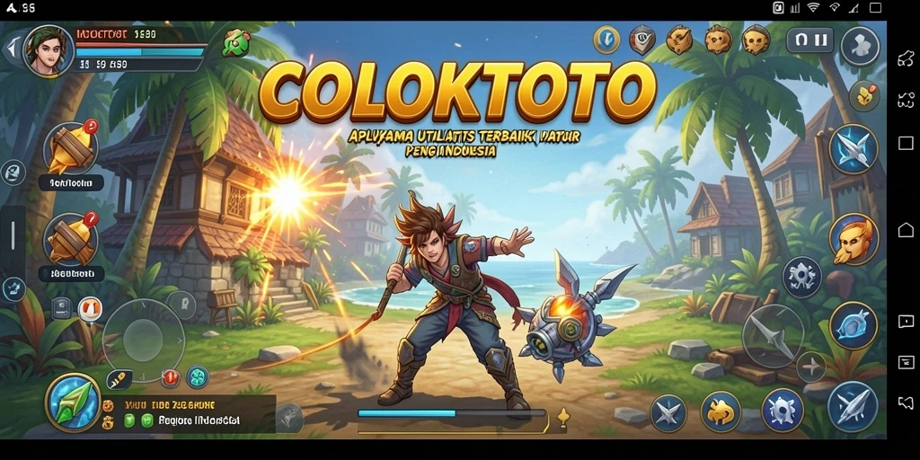 Tampilan antarmuka aplikasi COLOKTOTO yang modern dan intuitif.