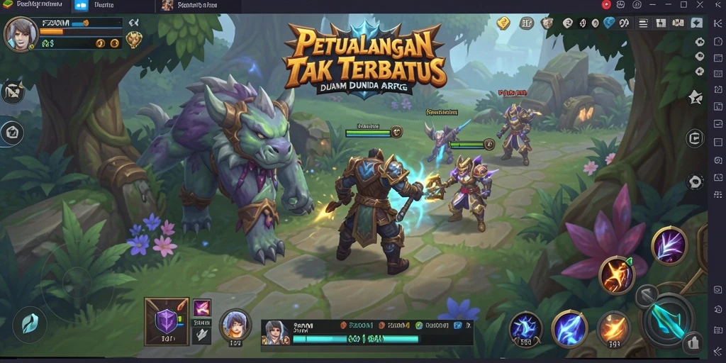 Tampilan menakjubkan dari gameplay F200M dalam aksi ARPG.