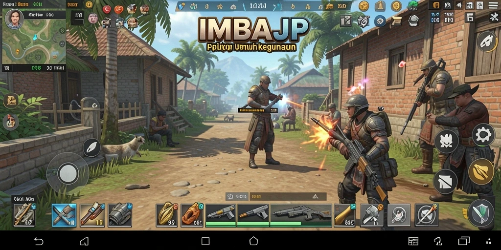 Tampilan antarmuka IMBAJP yang menarik dan fungsional.