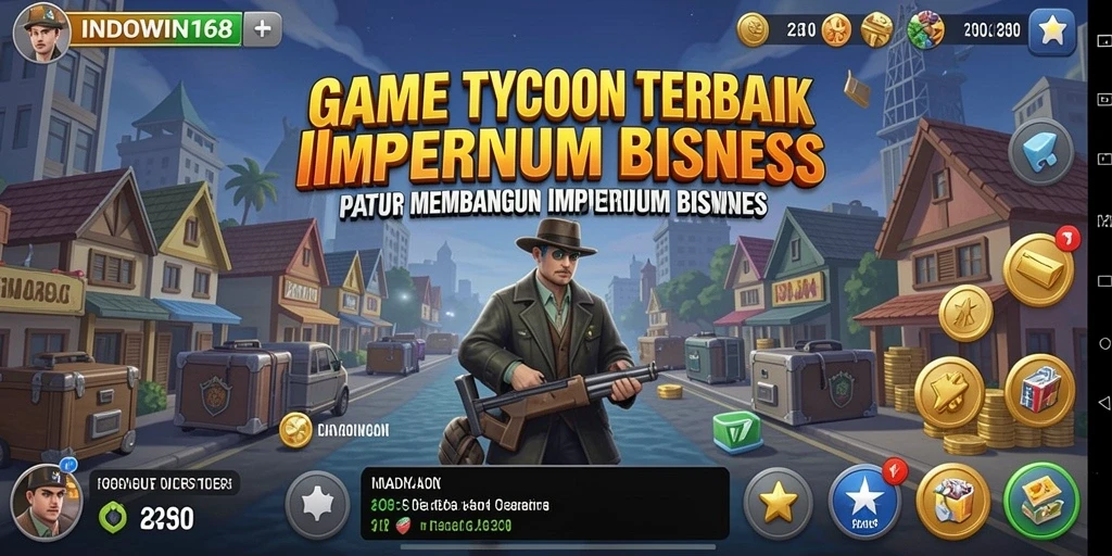 Gambaran gameplay menarik di INDOWIN168 dengan elemen Tycoon.