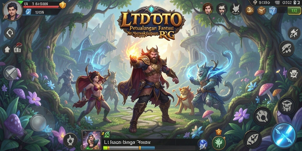 Tampilkan gameplay seru LTDTOTO dengan karakter dan pertempuran yang menakjubkan.
