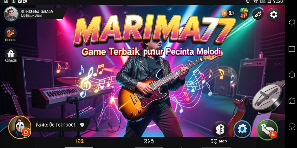 Tampilan gameplay MARIMA77 yang interaktif dan penuh warna.
