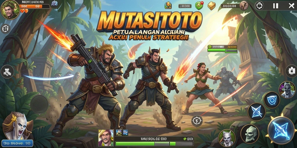 Tampilan gameplay seru dan mendebarkan dari MUTASITOTO.