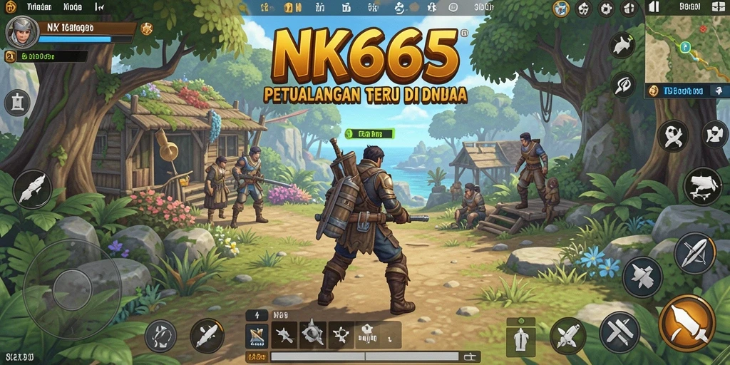 Tampilan gameplay NK666 menampilkan dunia terbuka yang luas dan mengesankan.