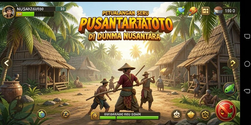 Screenshot utama NUSANTARATOTO menampilkan gameplay petualangan yang seru.