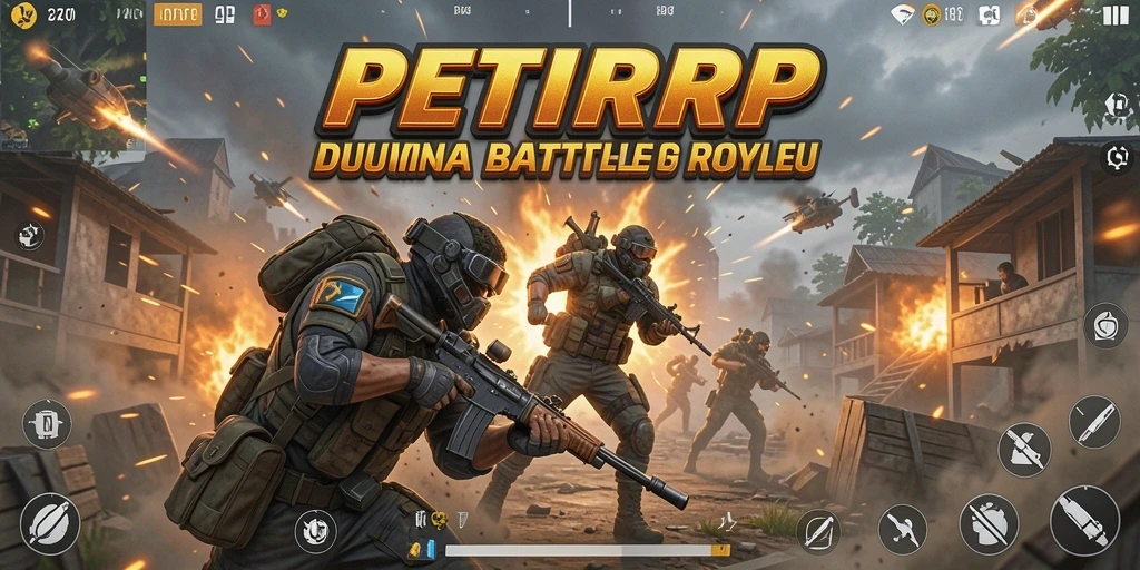 Gameplay seru dalam PETIRRP dengan pertempuran sengit antar pemain.