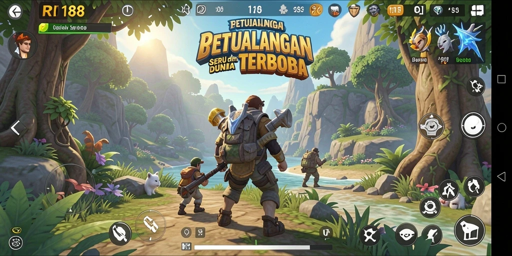 Tampilan gameplay petualangan terbuka yang mengasyikkan di RI188.