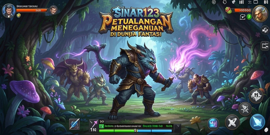 Tampilan gameplay yang menegangkan dalam dunia petualangan SINAR123.