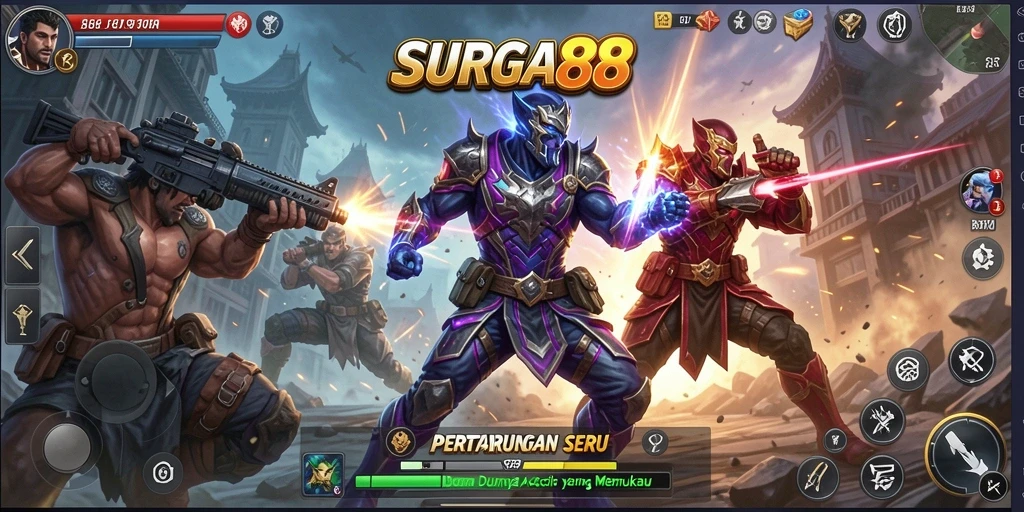 Screenshot gameplay SURGA88 memperlihatkan aksi seru dan grafis luar biasa.
