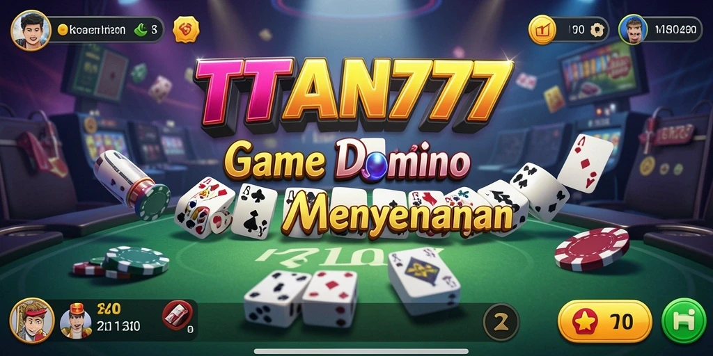 Screenshot gameplay <strong>TITAN777</strong> yang menampilkan aksi seru permainan Domino.