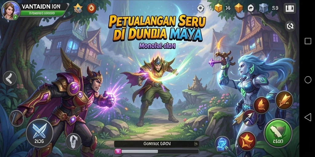 Tangkapan layar menampilkan gameplay mendebarkan di VANTAIDN.