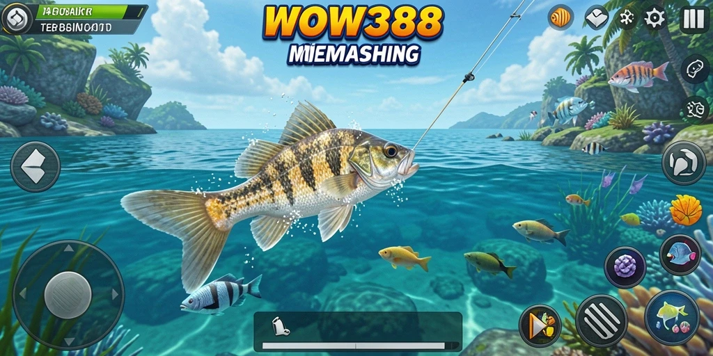 Tangkapan ikan besar dalam game WOW388 yang memukau.